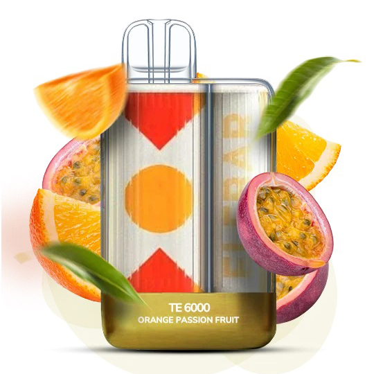 Elf Bar TE6000 Апельсин Маракуйя — купить оригинал по лучшей цене в Украине