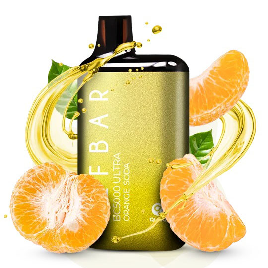 Elf Bar BC5000 Ultra Апельсиновая газировка — купить одноразку Elf Bar Украина