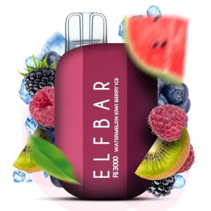 Elf Bar RI3000 Арбуз Киви Ягоды — купить одноразку Elf Bar Украина
