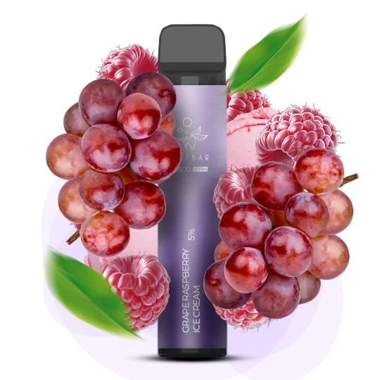 Elf Bar 1500 Ultra Виноград Малина Мороженое — купить одноразку Elf Bar Украина