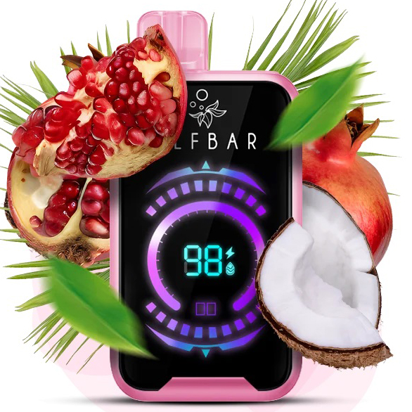 ELF BAR FS18000 Гранат Кокос — купить одноразку Elf Bar Украина