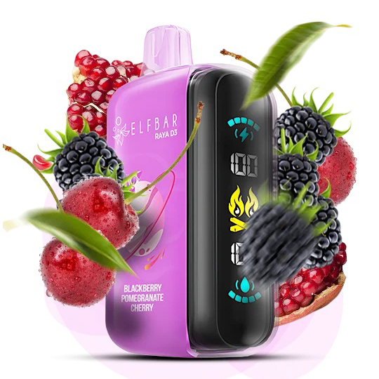 ELF BAR Raya D3 25000 Ежевика-Гранат-Вишня — купить одноразку Elf Bar Украина