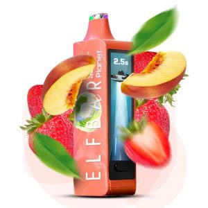 ELF BAR Planet 25000 Клубника Персик — купить одноразку Elf Bar Украина