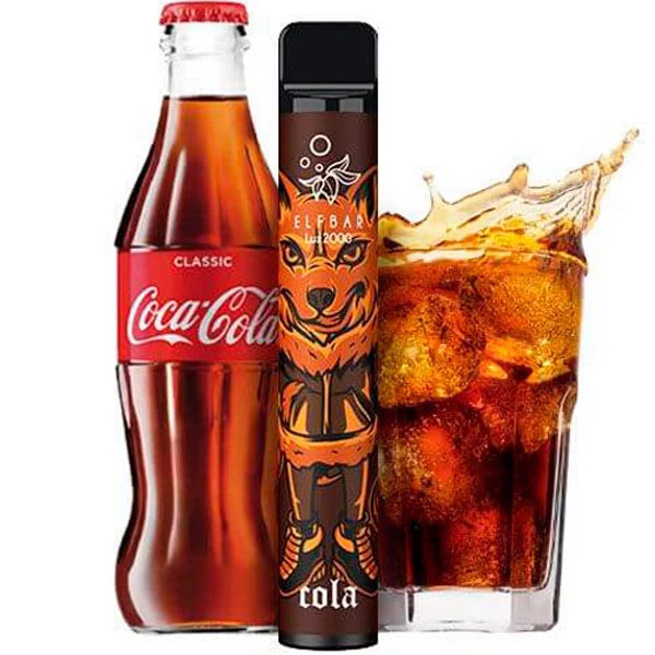 Elf Bar Lux 2000 Кола — купить одноразку Elf Bar Украина