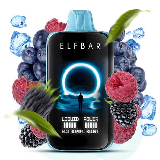 Elf Bar Moon Night 40000 Синяя Малина — купить одноразку Украина