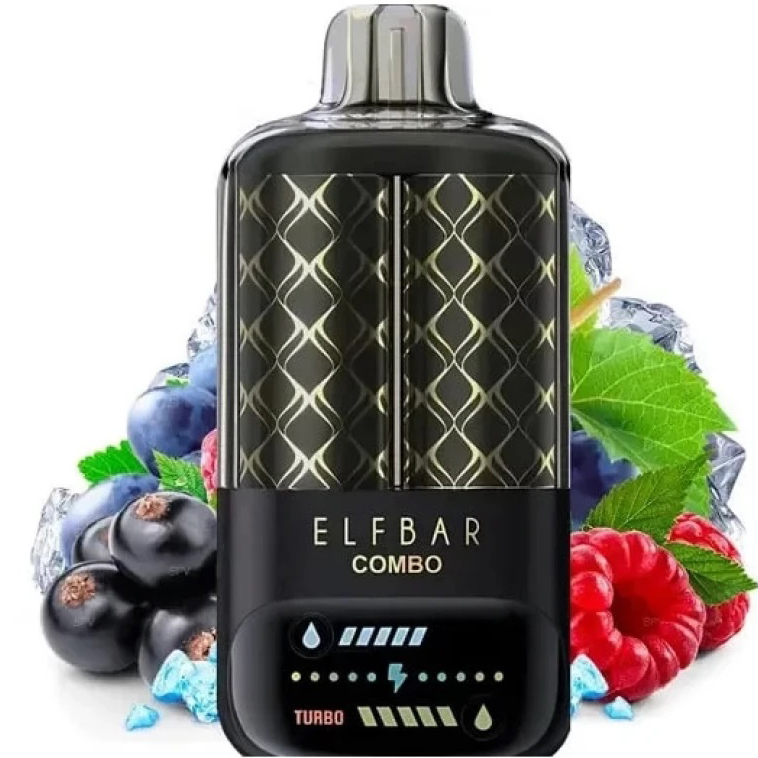 ELF BAR COMBO 25000 Смородина, Малина/Виноград — купить одноразку Elf Bar Украина