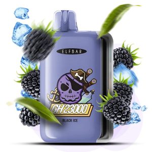 ELF BAR GH 23000 Чёрный Лёд — купить одноразку Elf Bar Украина