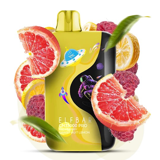 Elf Bar GH 33000 PRO Малина Грейпфрут Лимон — купить одноразку Украина